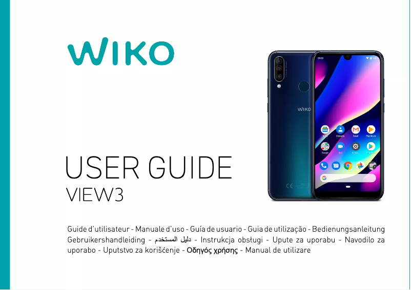Page n°1 - Manuel utilisateur Wiko View 3