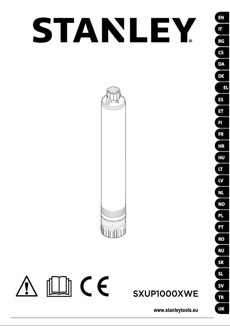 Page 1 de la notice Manuel utilisateur Stanley STN-P1000SS