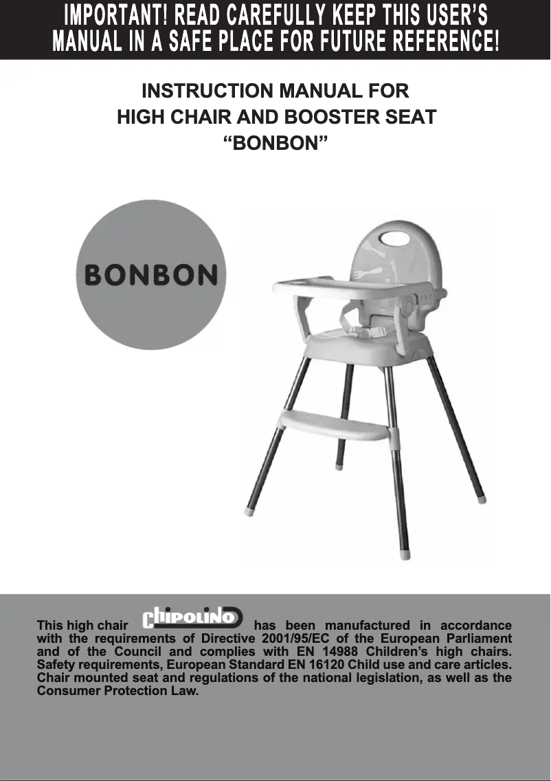 Image de la première page du manuel de l'appareil Bon bon