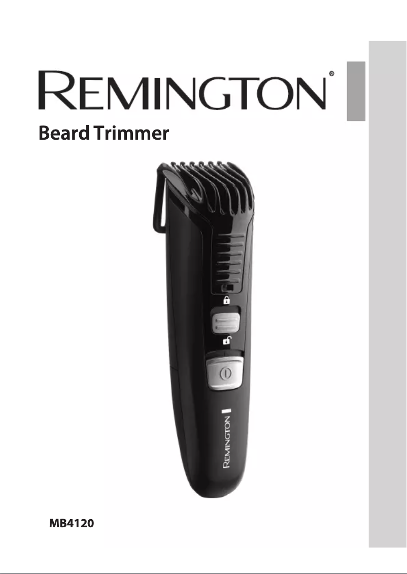 Page 1 de la notice Manuel utilisateur Remington Beard Boss MB4120