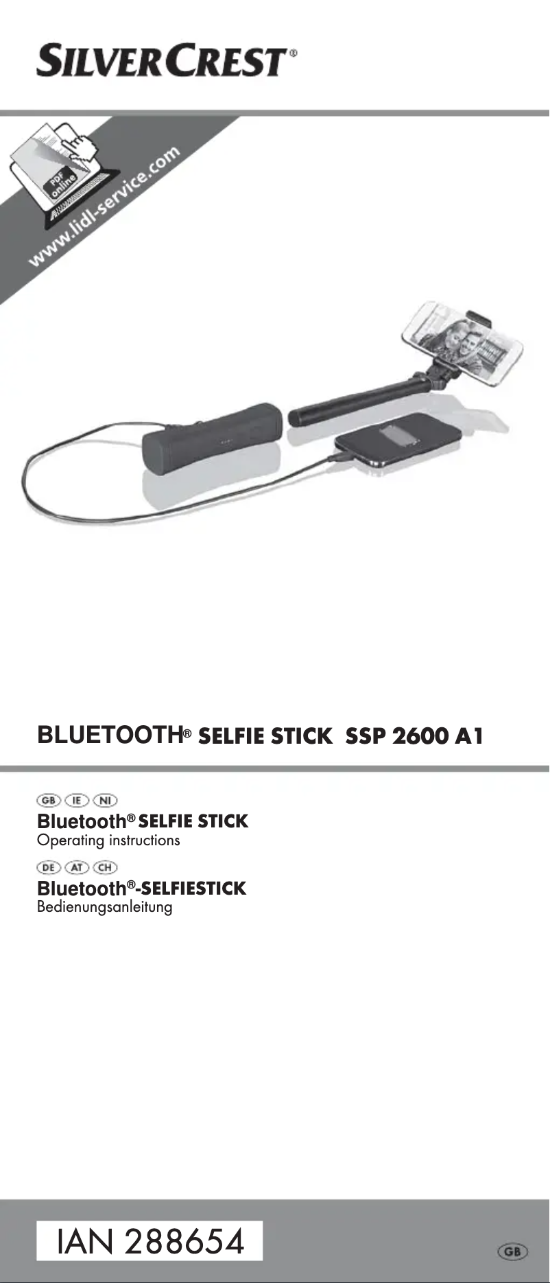 Page n°1 - Manuel utilisateur SilverCrest SSP 2600 A1
