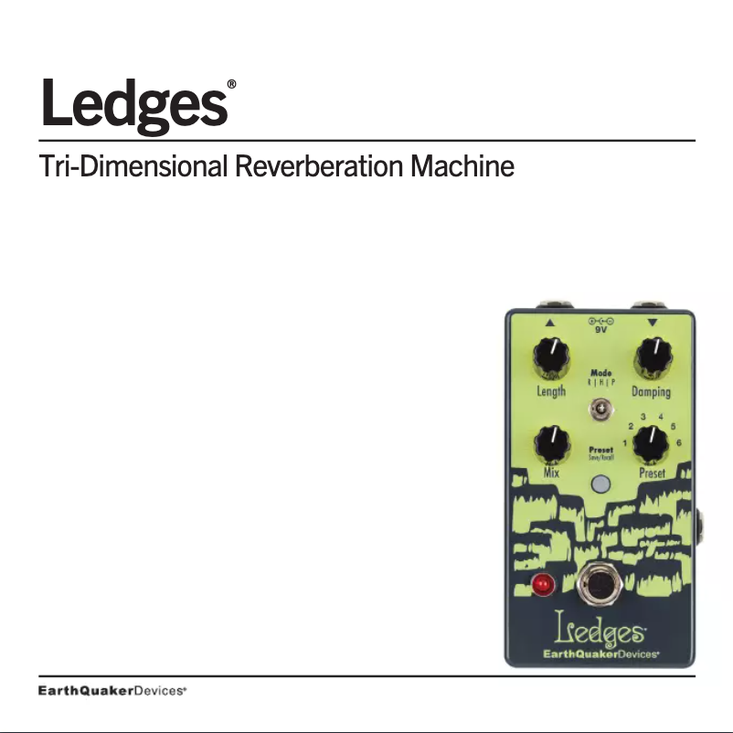 Page n°1 - Manuel utilisateur EarthQuaker Devices LedgeS