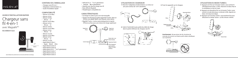 Page 1 de la notice Manuel utilisateur Insignia NS-MM541S23
