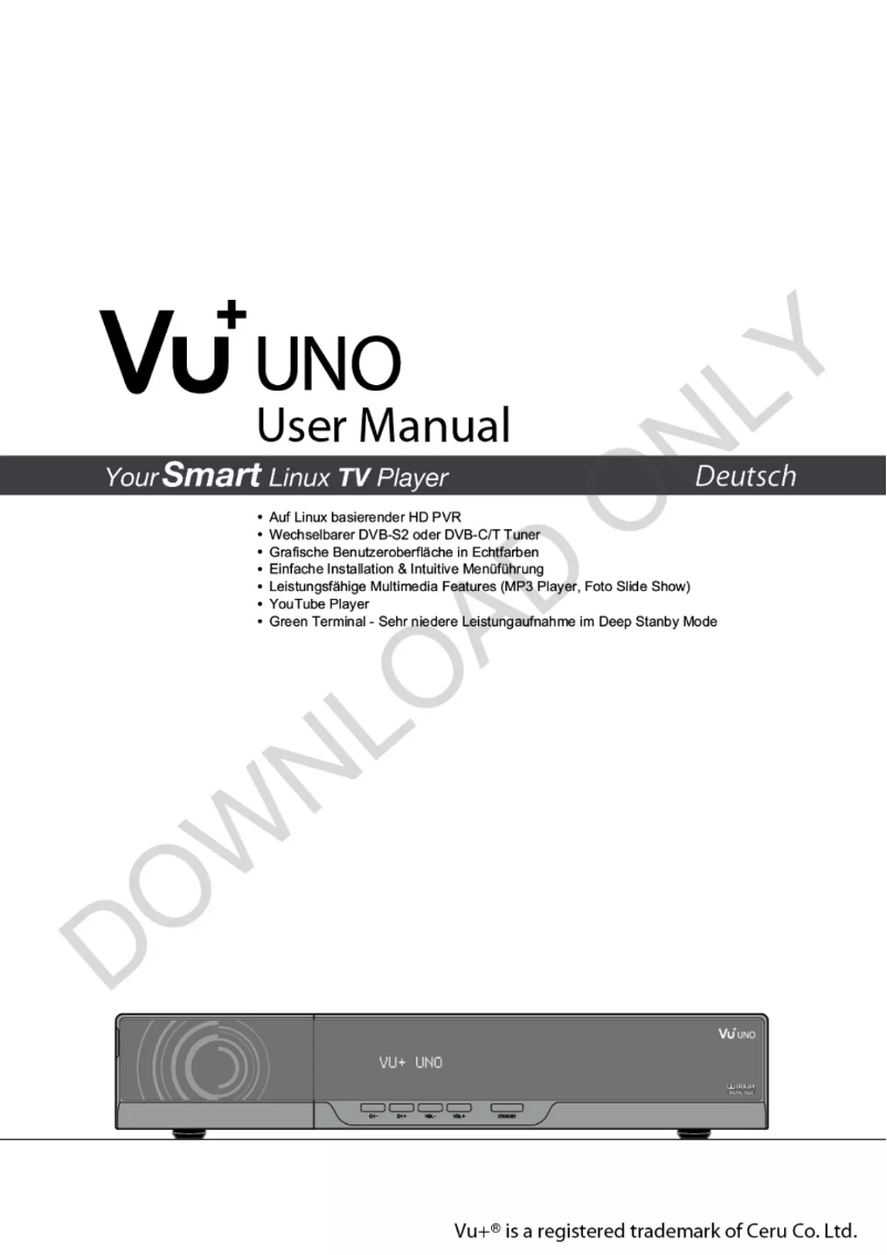 Image de la première page du manuel de l'appareil Uno