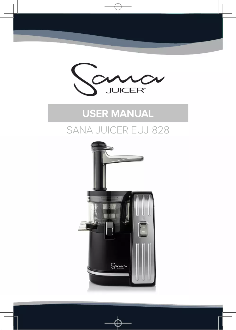 Página 1 del manual Manual de usuario Sana EUJ-828