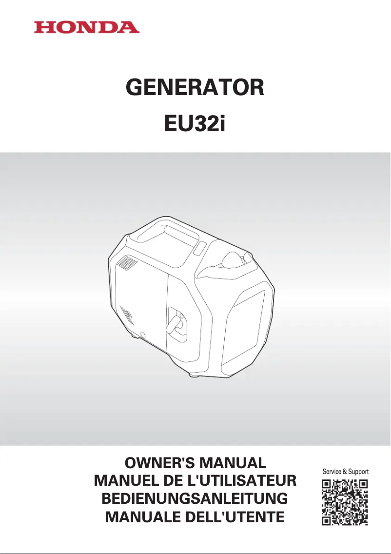 Image de la première page du manuel de l'appareil EU32i