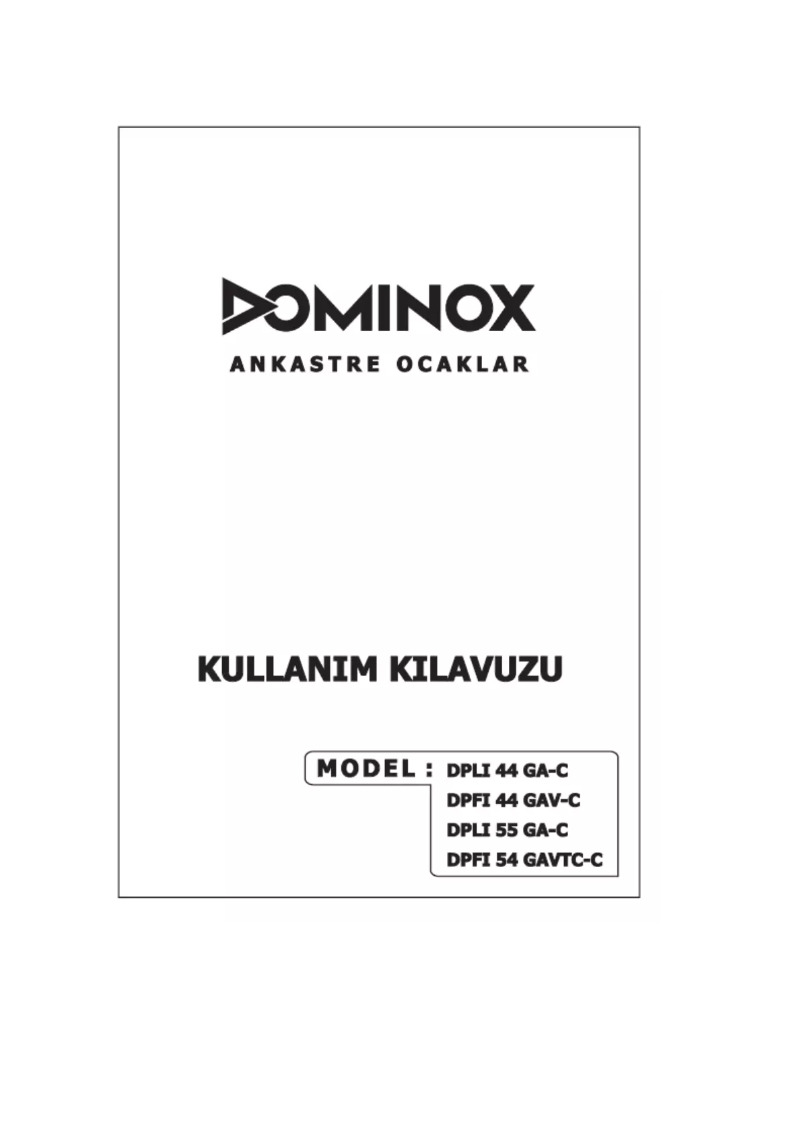 Page 1 de la notice Manuel utilisateur Dominox DPLI 4 4 GA C