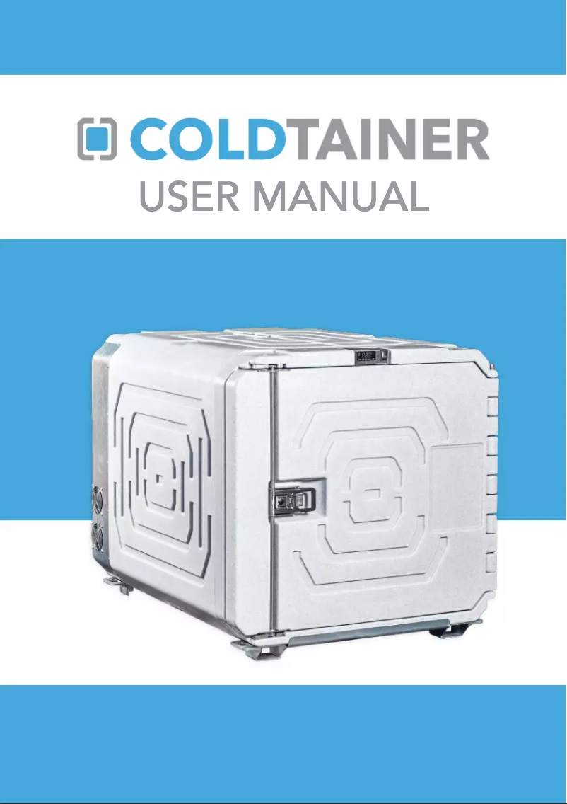 Page 1 de la notice Manuel utilisateur Coldtainer T0082/FDN