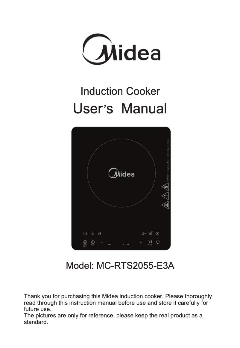 Page 1 de la notice Manuel utilisateur Midea MC-RTS2055-E3A