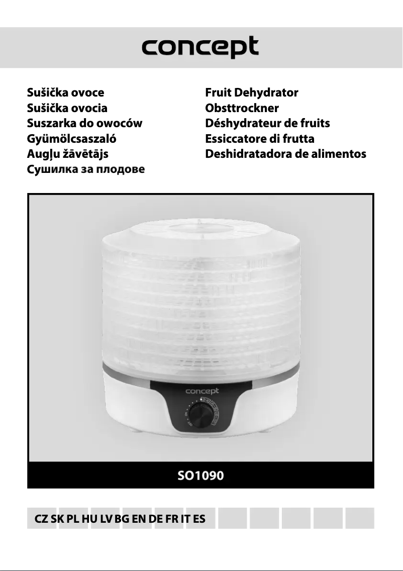 Page 1 de la notice Manuel utilisateur Concept SO1090