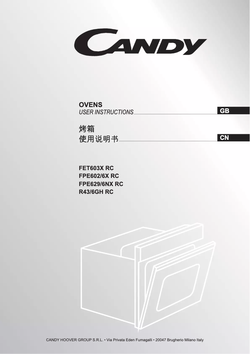 Image de la première page du manuel de l'appareil R 43/6GH RC