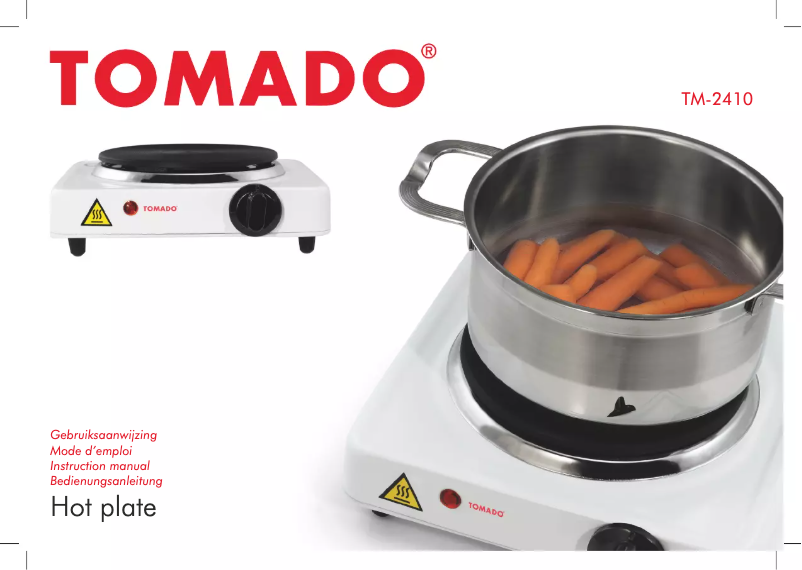 Page n°1 - Manuel utilisateur Tomado TM-2410