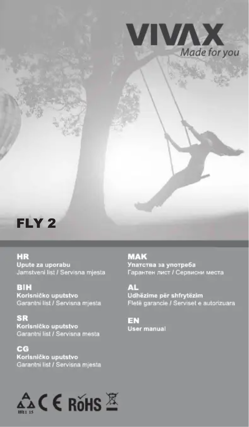 Page n°1 - Manuel utilisateur Vivax Fly 2