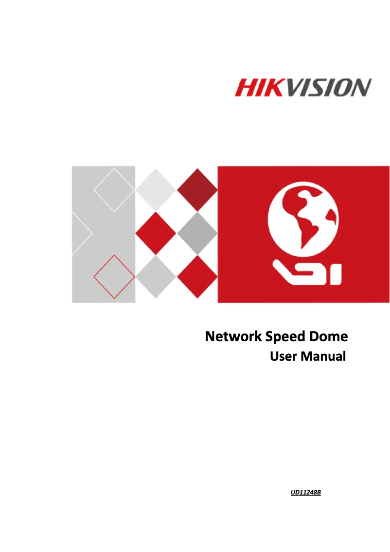 Page n°1 - Manuel utilisateur Hikvision Network Speed Dome