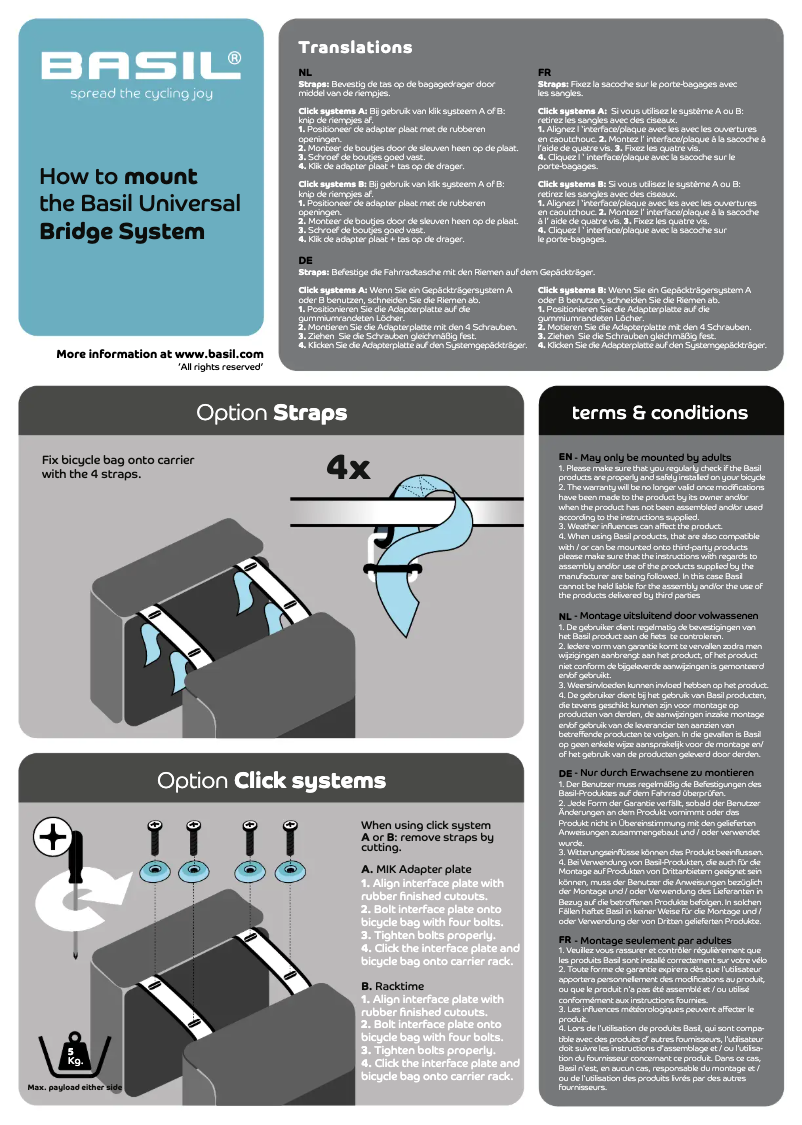 Image de la première page du manuel de l'appareil Wanderlust