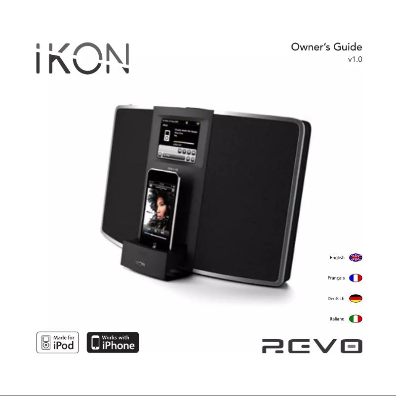 Page 1 de la notice Manuel utilisateur REVO Ikon