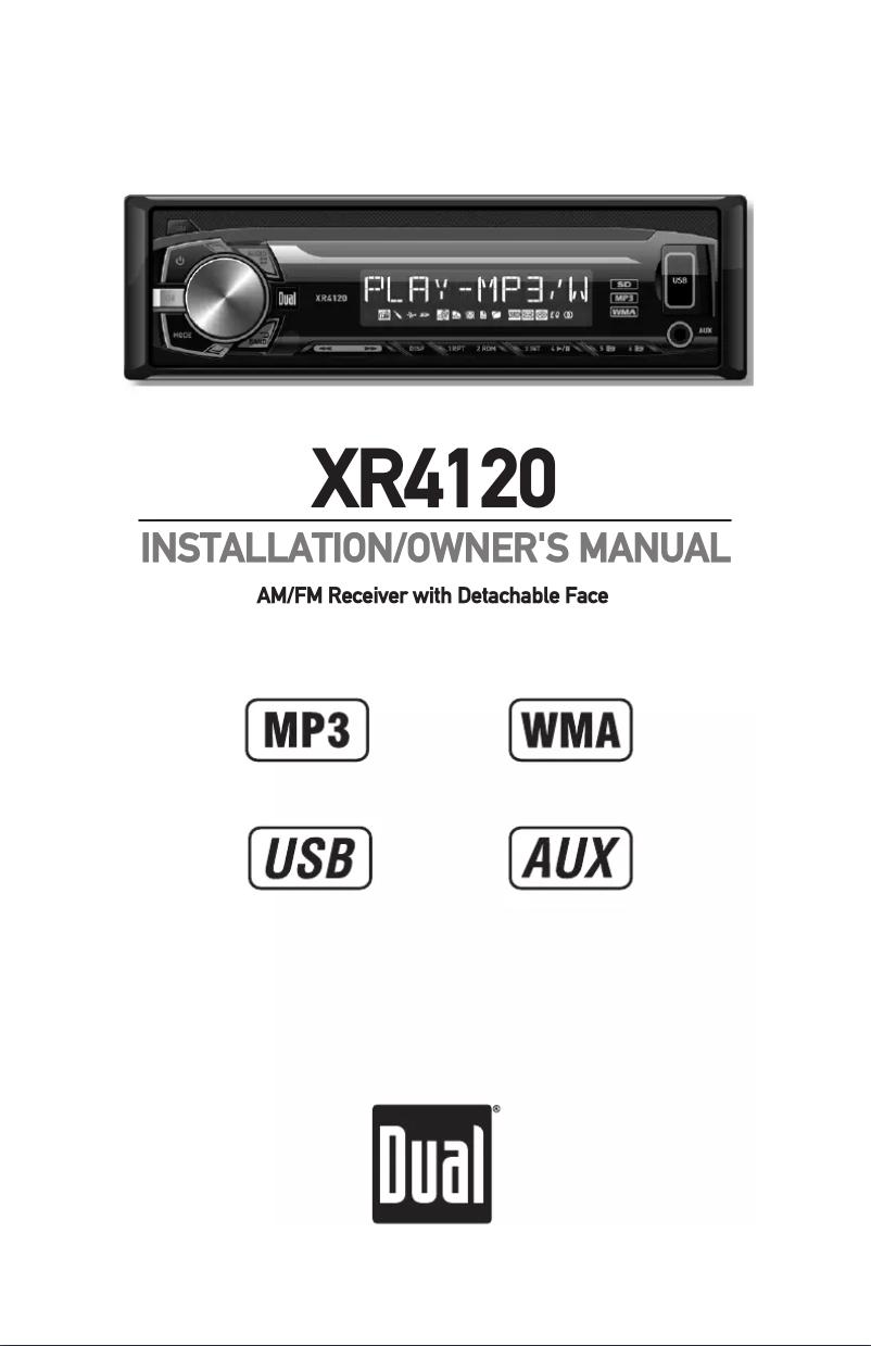 Página 1 del manual Manual de usuario Dual XR4120