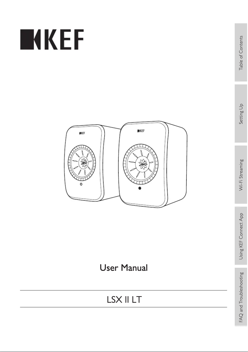 Image de la première page du manuel de l'appareil LSX II LT