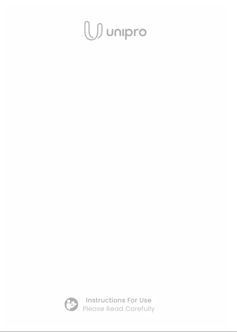 Page 1 de la notice Manuel utilisateur TensCare Unipro