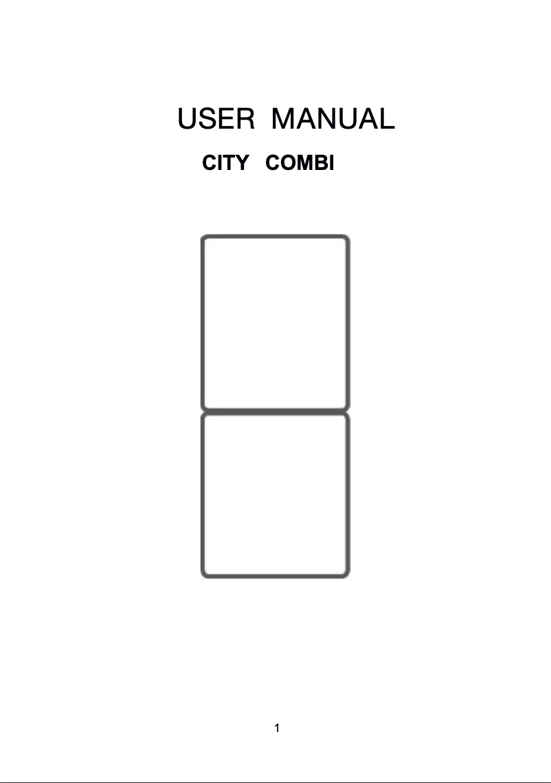 Page 1 of the manual User Manual Hoover HVCT3L517FWKR