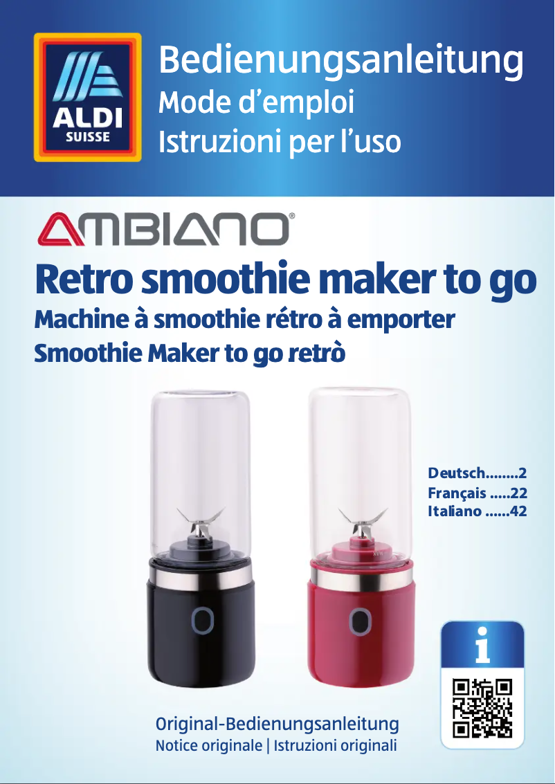 Imagen de la primera página del manual del dispositivo GT-SMB-01