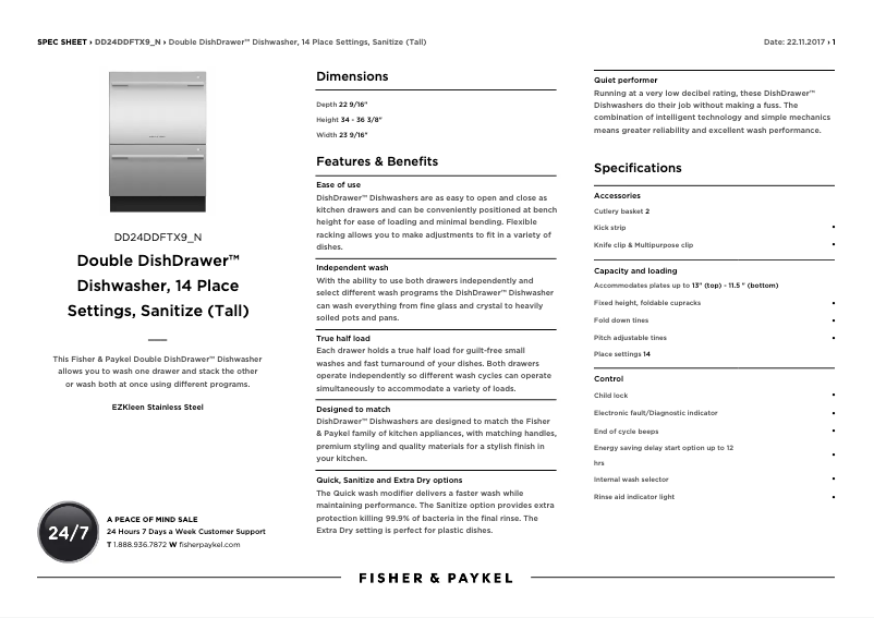 Image de la première page du manuel de l'appareil DD24DDFTX9N