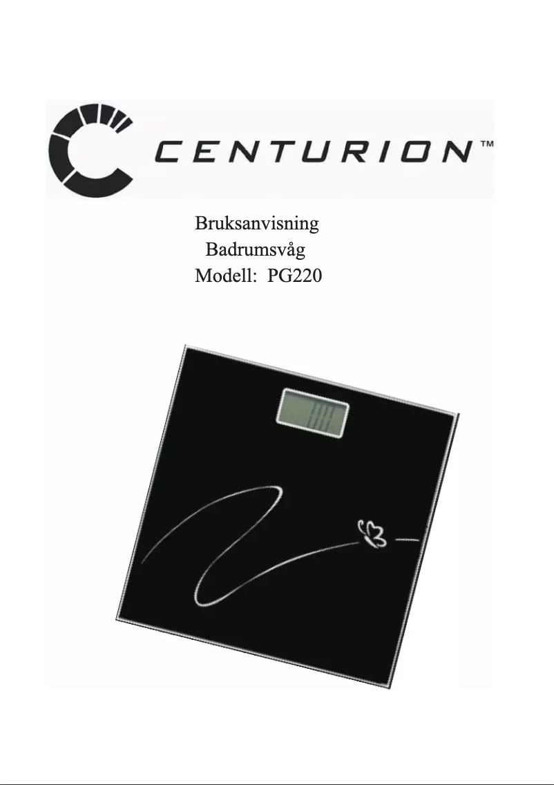 Image de la première page du manuel de l'appareil PG220