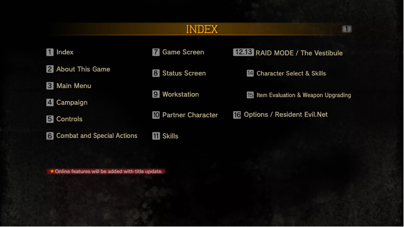 Page n°1 - Manuel utilisateur Capcom Resident Evil: Revelations 2 (Xbox)
