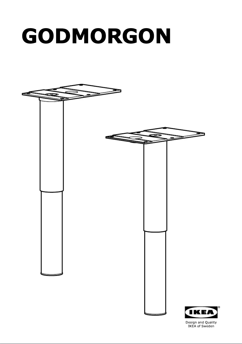 Imagen de la primera página del manual del dispositivo GODMORGON 303.498.38