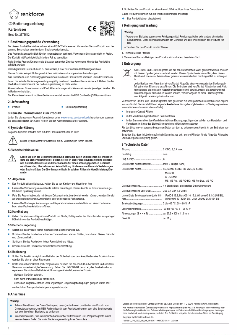 Image de la première page du manuel de l'appareil RF-PCR-230