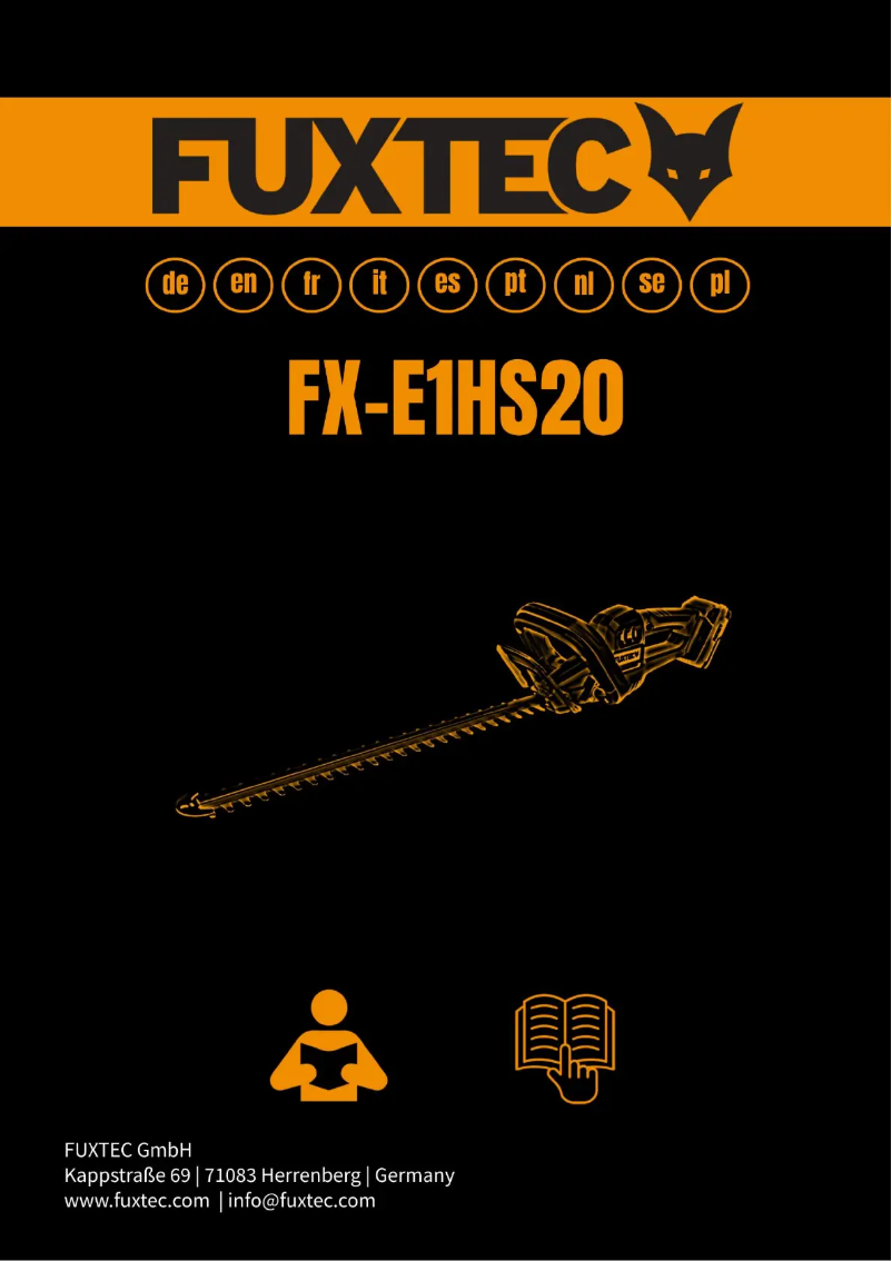 Image de la première page du manuel de l'appareil FX-E1HS20