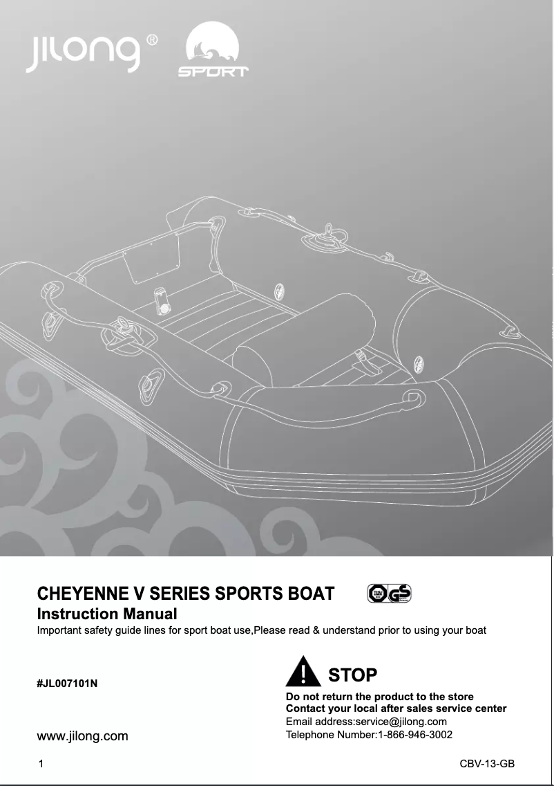 Page 1 de la notice Manuel utilisateur JILONG AQ31331