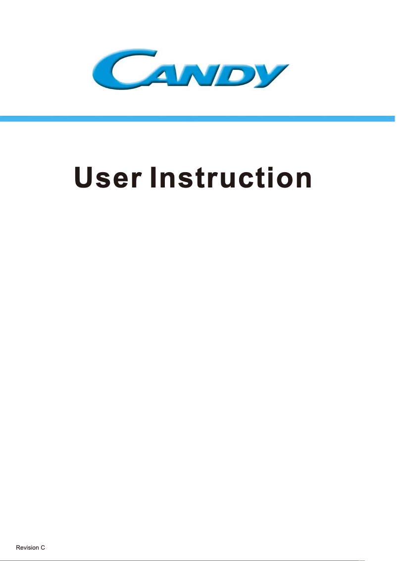 Page 1 de la notice Manuel utilisateur Candy CCG1S 518EWX