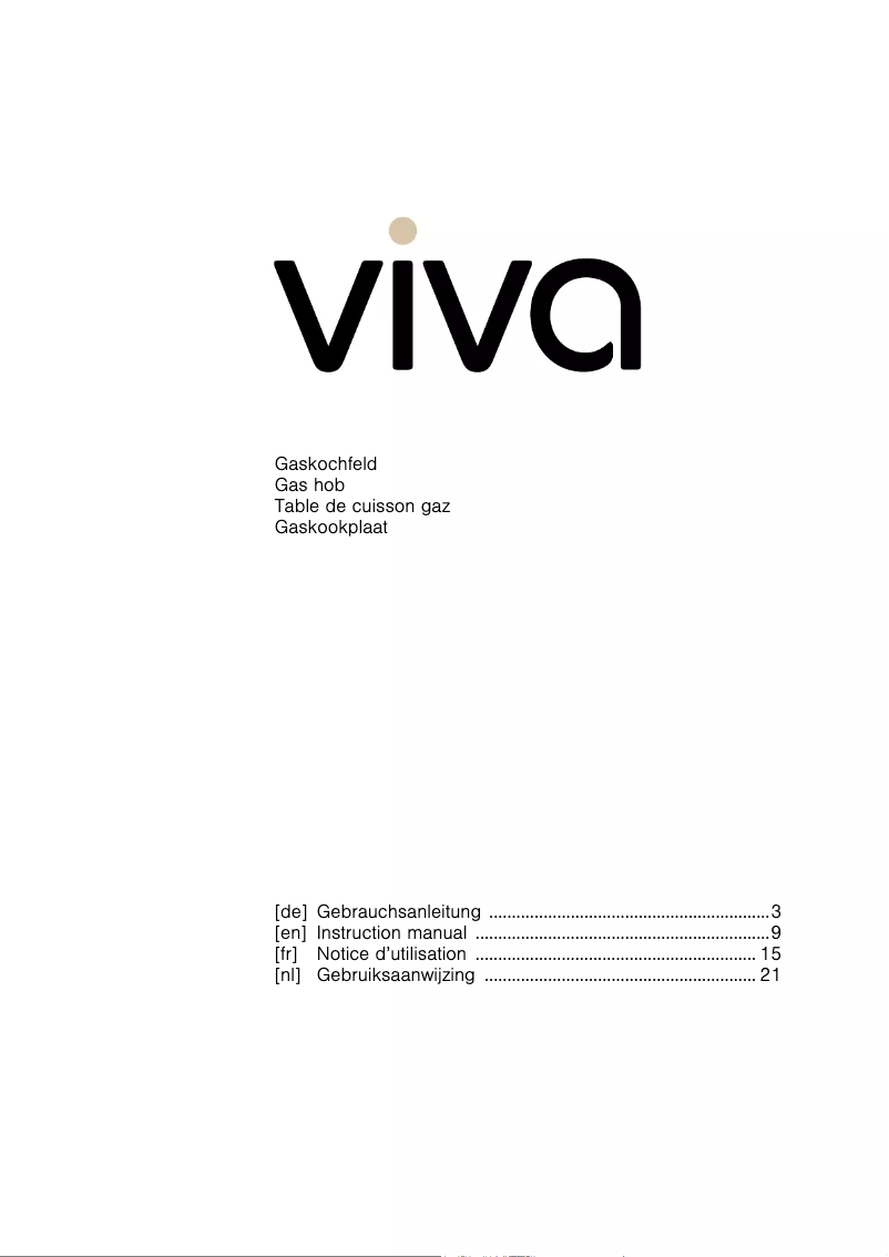 Page n°1 - Manuel utilisateur Viva VVK27G335N