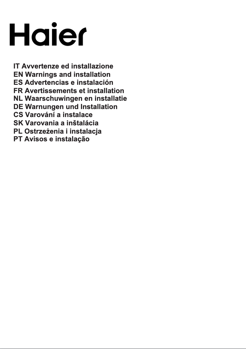 Image de la première page du manuel de l'appareil HATSI120CBS6BVOC