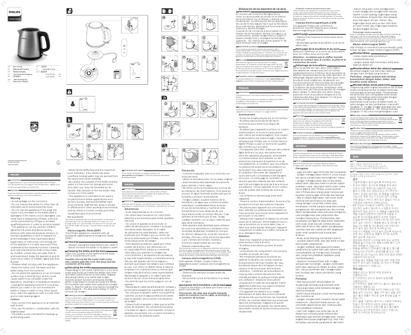 Page 1 de la notice Manuel utilisateur Philips HD9349