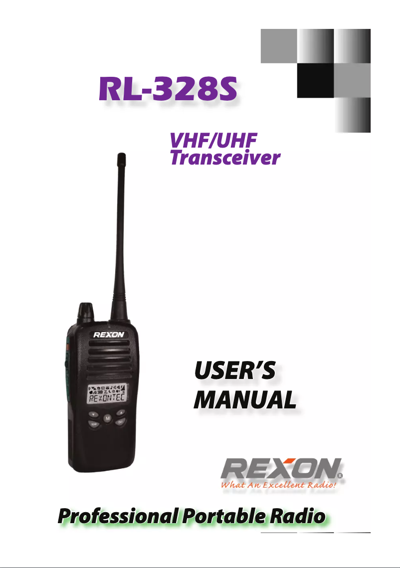 Image de la première page du manuel de l'appareil RL-328S