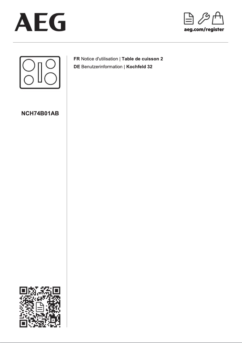 Image de la première page du manuel de l'appareil NCH74B01AB