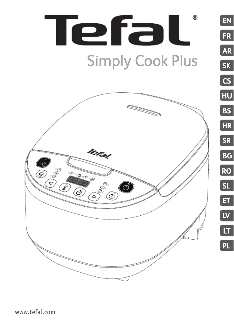 Page 1 de la notice Manuel utilisateur Tefal Simply Cook Plus RK6221