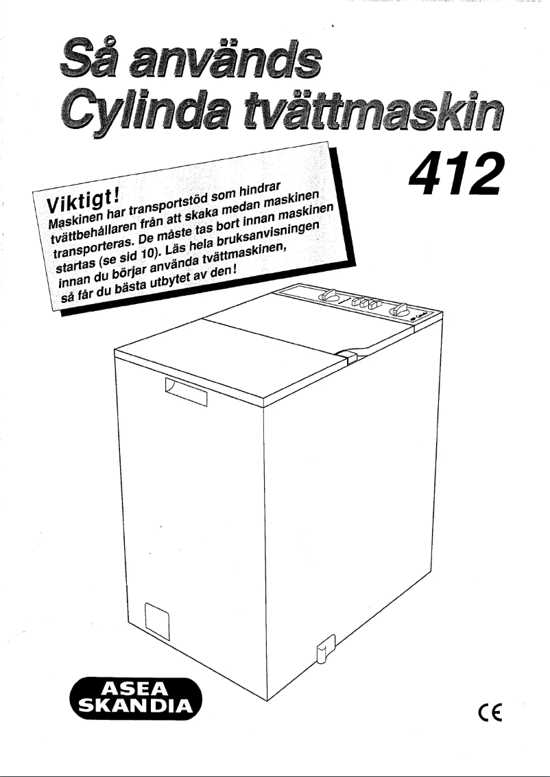 Image de la première page du manuel de l'appareil 412