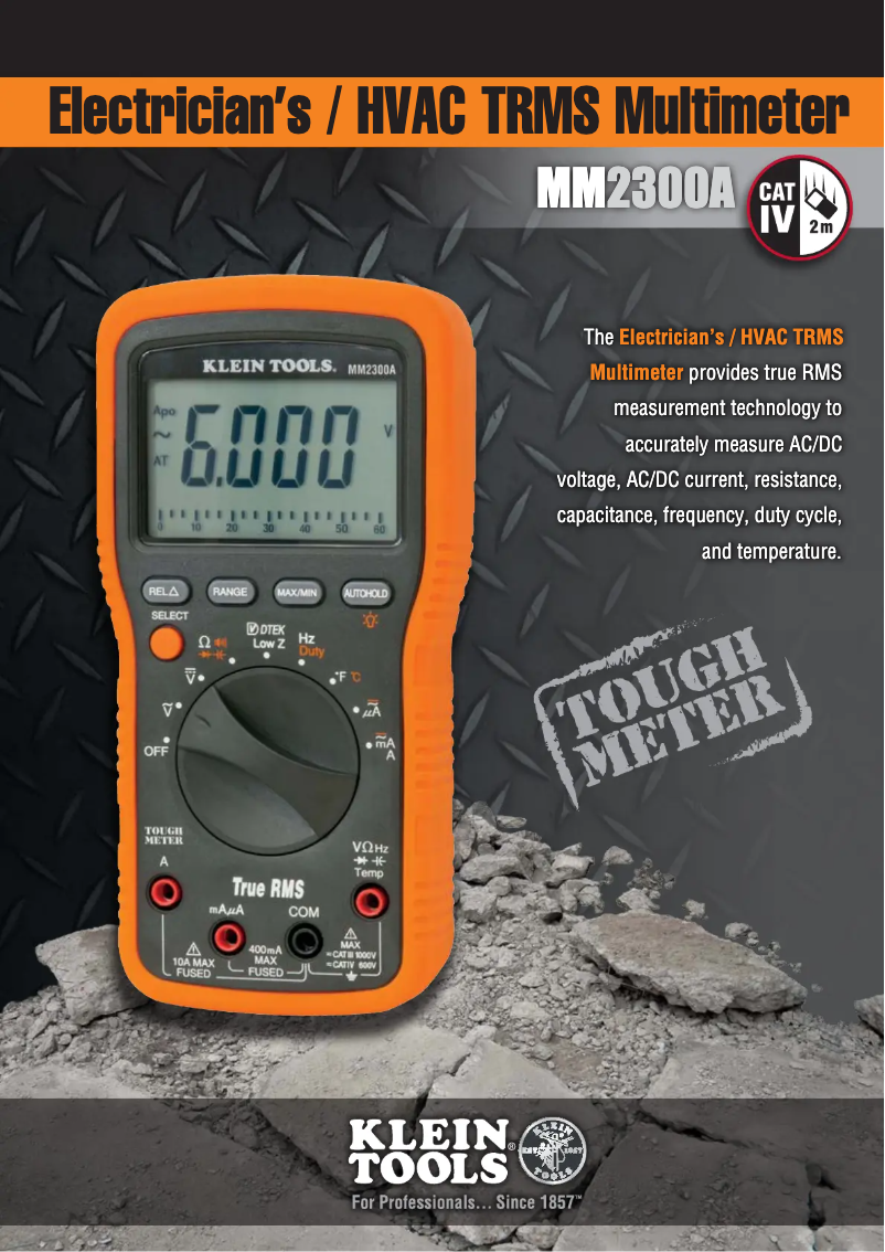 Page n°1 - Brochure Klein Tools MM2300A