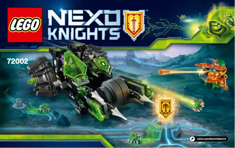 Image de la première page du manuel de l'appareil Nexo Knights 72002