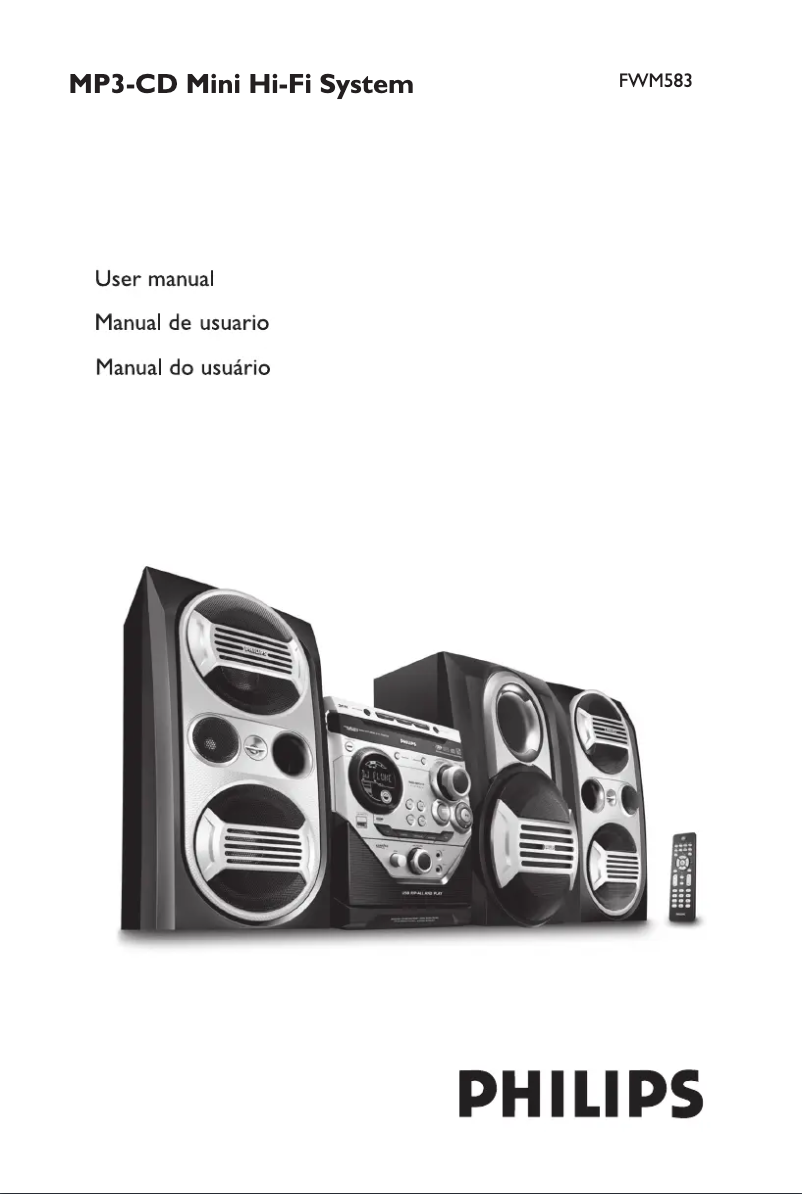 Image de la première page du manuel de l'appareil FWM583