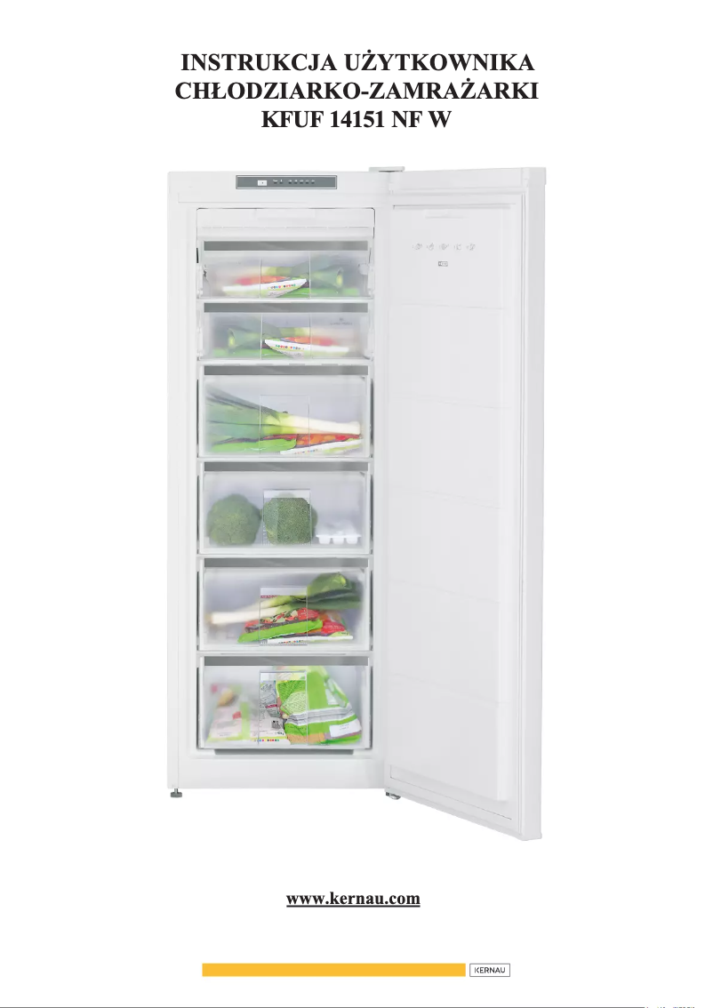 Página 1 del manual Manual de usuario Kernau KFUF 14151 NF W