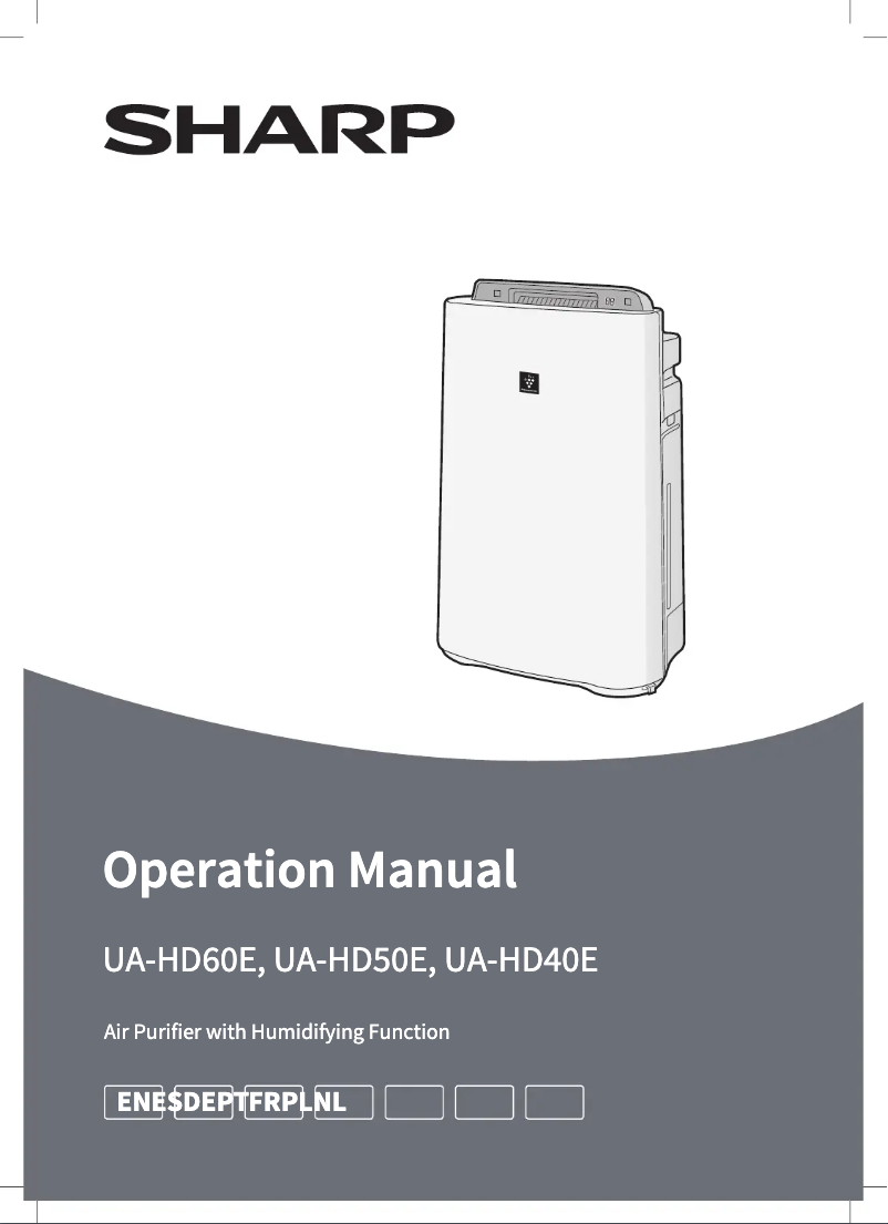 Page 1 de la notice Manuel utilisateur Sharp UA-HD50E