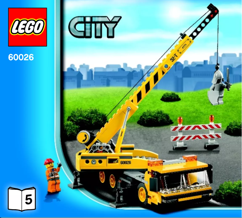 Page 1 de la notice Manuel utilisateur Lego City 60026