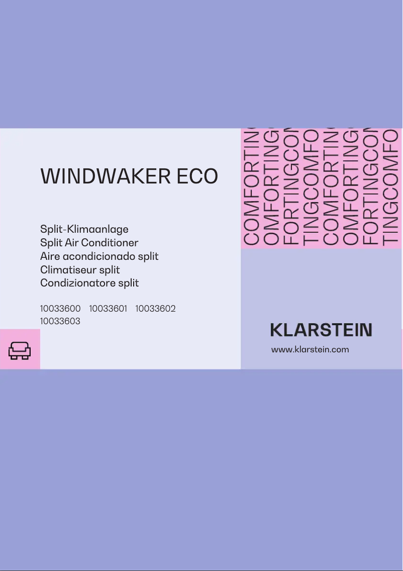 Page n°1 - Manuel utilisateur Klarstein Windwaker Eco