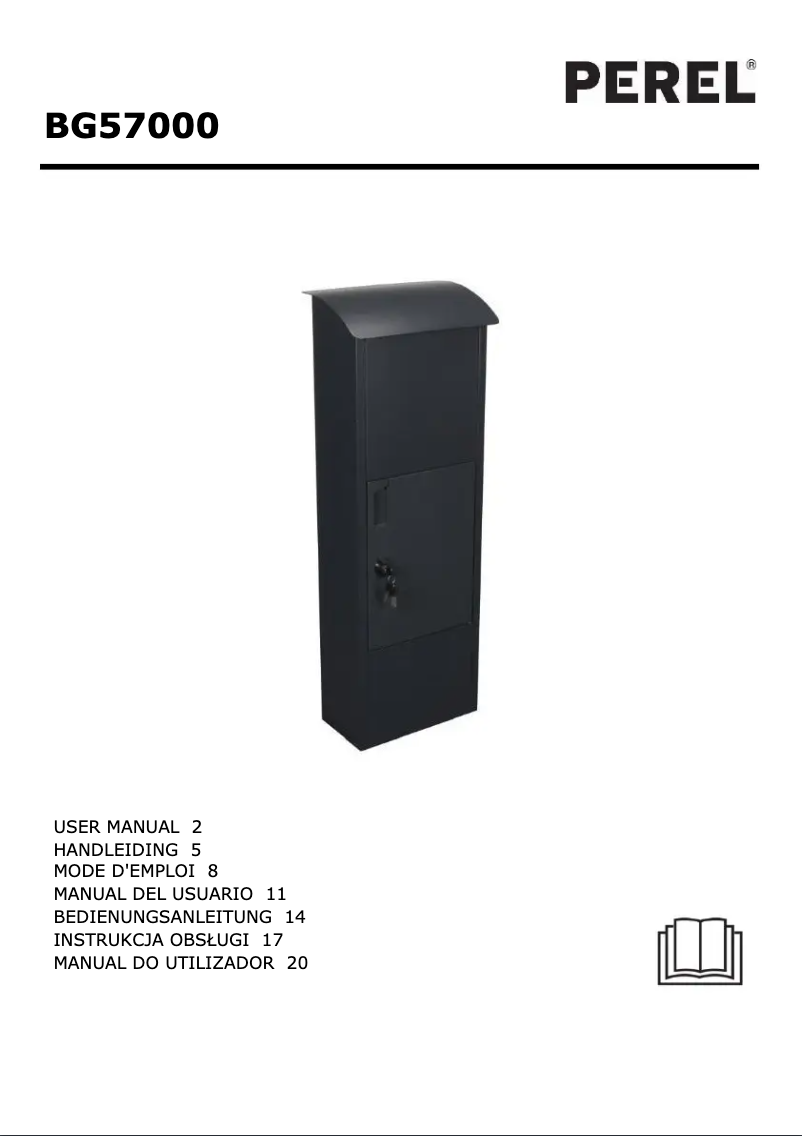 Page n°1 - Manuel utilisateur Perel BG57000