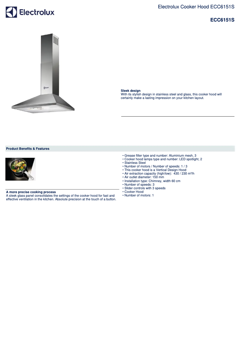 Page n°1 - Manuel utilisateur Electrolux ECC6151S