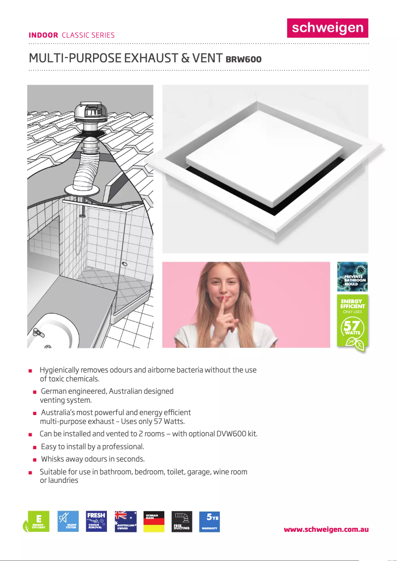 Imagen de la primera página del manual del dispositivo BRW622